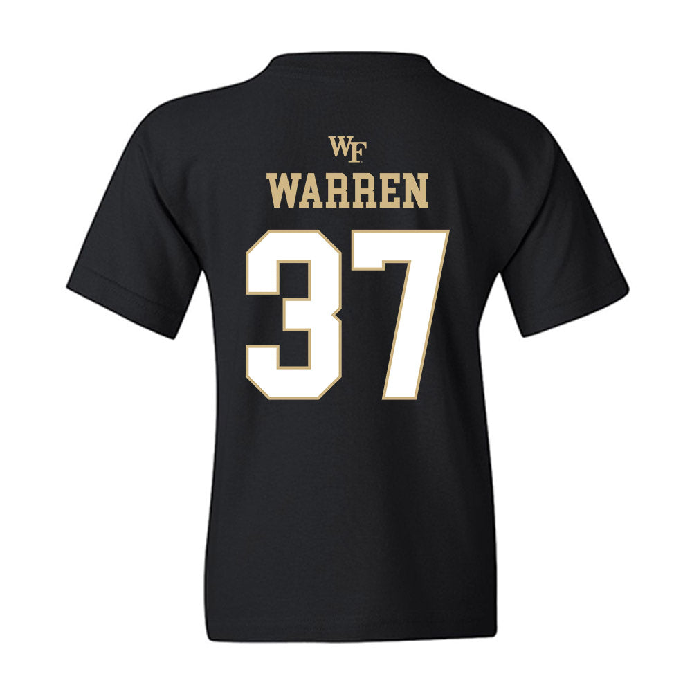 Wake Forest - NCAA Football : Larry Warren - Sports Shersey Youth T-Shirt-1