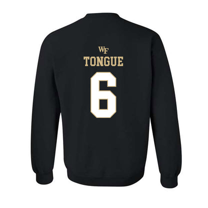 Wake Forest - NCAA Football : Rushaun Tongue - Sports Shersey Crewneck Sweatshirt-1