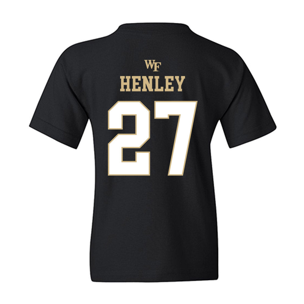 Wake Forest - NCAA Football : Ryan Henley - Sports Shersey Youth T-Shirt-1