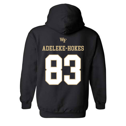 Wake Forest - NCAA Football : Kobe Adeleke-Hokes - Sports Shersey Hooded Sweatshirt-1