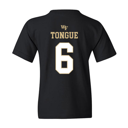 Wake Forest - NCAA Football : Rushaun Tongue - Sports Shersey Youth T-Shirt-1