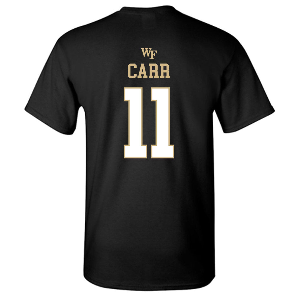 Wake Forest - NCAA Football : Nyquavion Carr - Sports Shersey T-Shirt-1