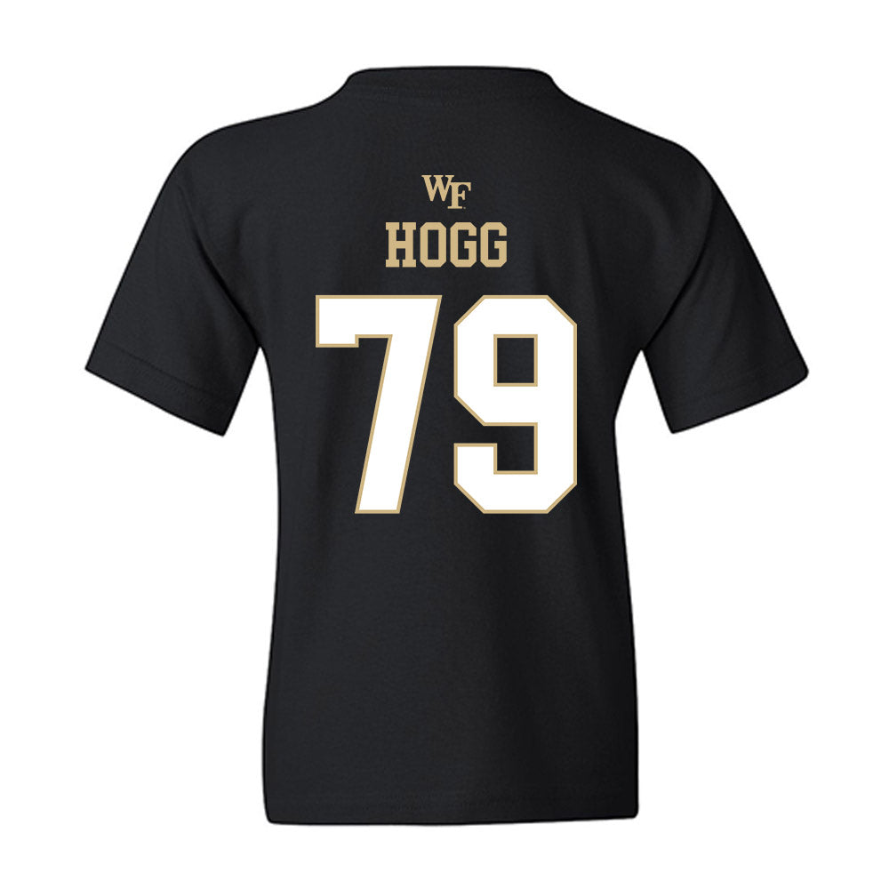 Wake Forest - NCAA Football : Langston Hogg - Sports Shersey Youth T-Shirt-1