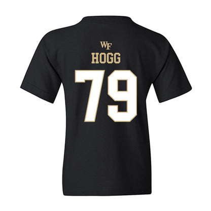 Wake Forest - NCAA Football : Langston Hogg - Sports Shersey Youth T-Shirt-1