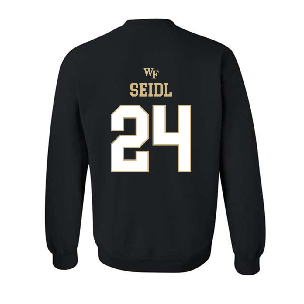 Wake Forest - NCAA Football : Sawyer Seidl - Sports Shersey Crewneck Sweatshirt-1