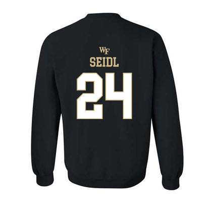 Wake Forest - NCAA Football : Sawyer Seidl - Sports Shersey Crewneck Sweatshirt-1