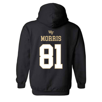 Wake Forest - NCAA Football : Landon Morris - Sports Shersey Hooded Sweatshirt-1