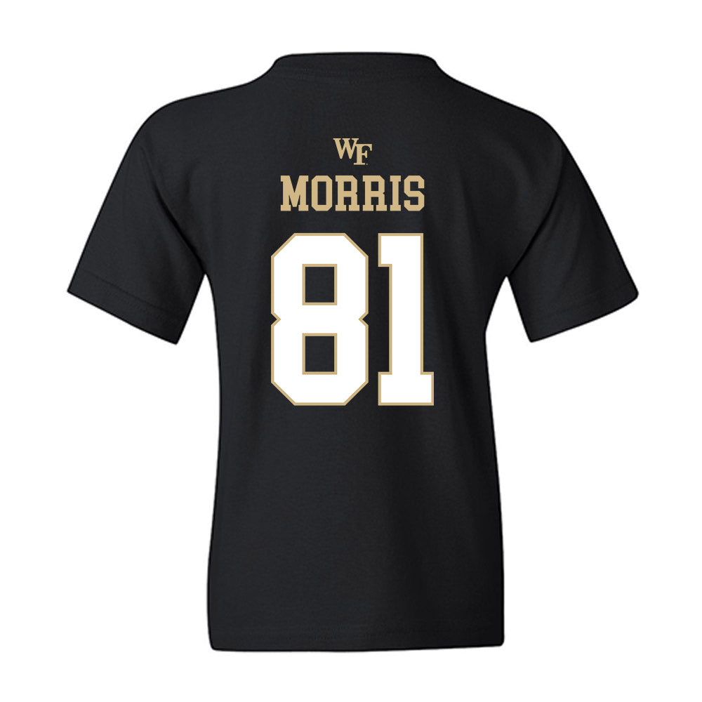 Wake Forest - NCAA Football : Landon Morris - Sports Shersey Youth T-Shirt-1