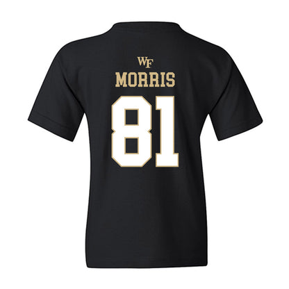 Wake Forest - NCAA Football : Landon Morris - Sports Shersey Youth T-Shirt-1