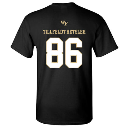 Wake Forest - NCAA Football : Maximilian Tillfeldt Retsler - Sports Shersey T-Shirt-1