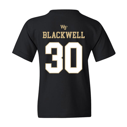 Wake Forest - NCAA Football : Jerron Blackwell - Sports Shersey Youth T-Shirt-1
