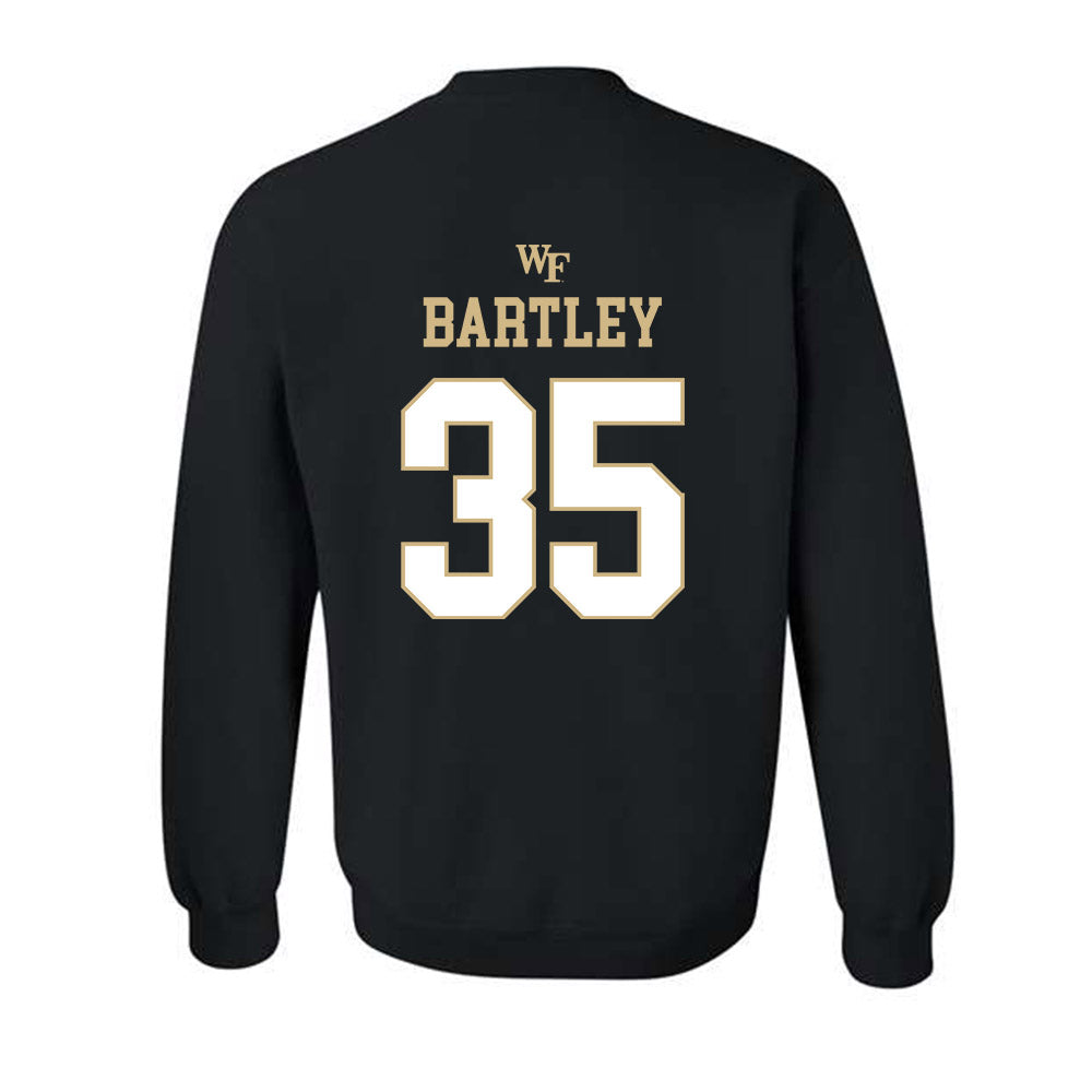 Wake Forest - NCAA Football : Koredell Bartley - Sports Shersey Crewneck Sweatshirt-1
