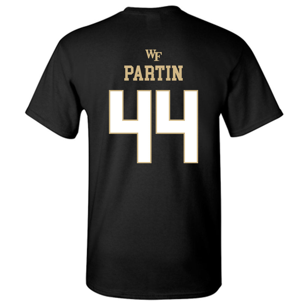 Wake Forest - NCAA Football : Monroe Partin - Sports Shersey T-Shirt-1