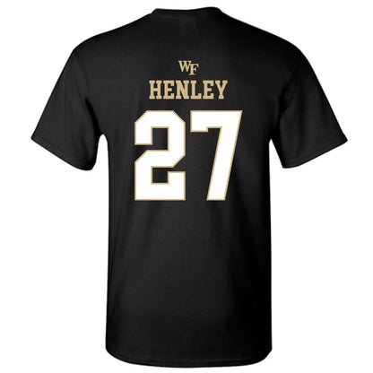 Wake Forest - NCAA Football : Ryan Henley - Sports Shersey T-Shirt-1