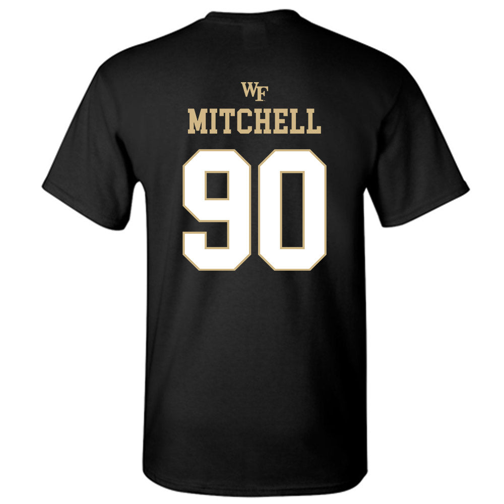 Wake Forest - NCAA Football : Sydir Mitchell - Sports Shersey T-Shirt-1