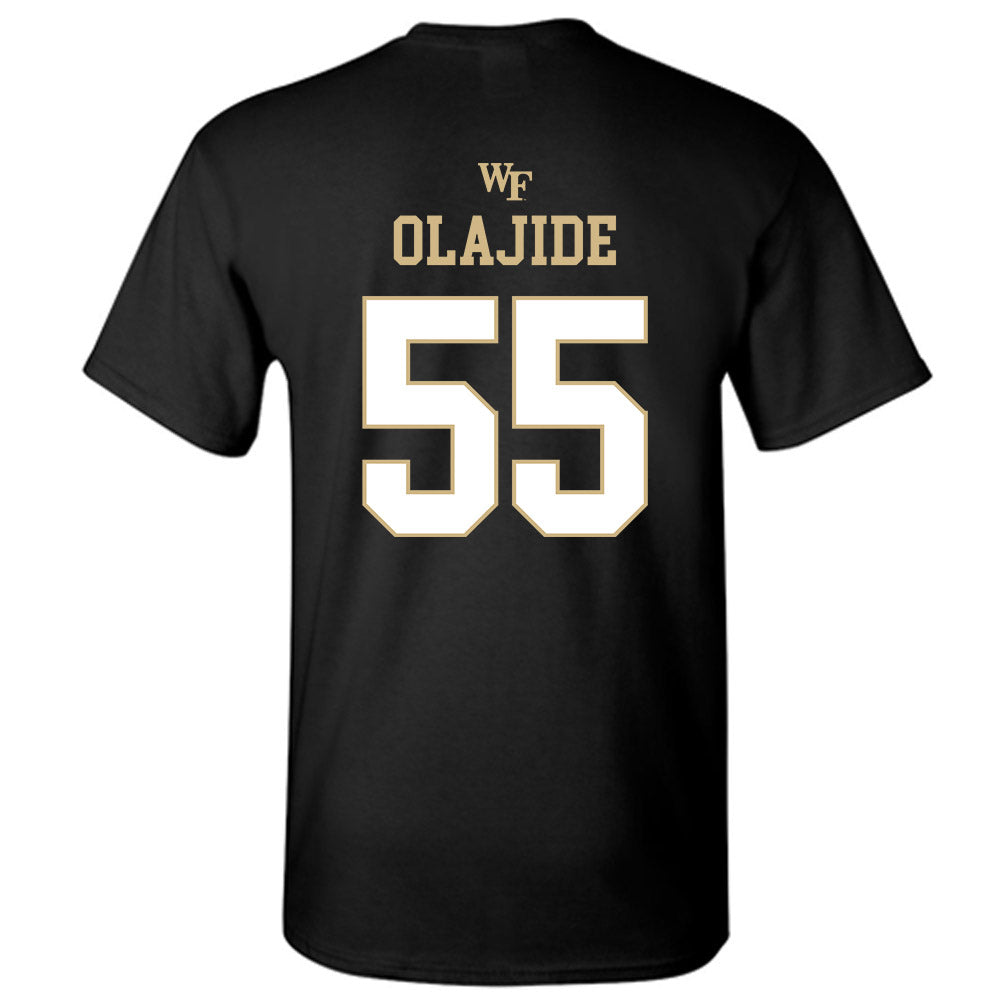 Wake Forest - NCAA Football : Tolu Olajide - Sports Shersey T-Shirt-1