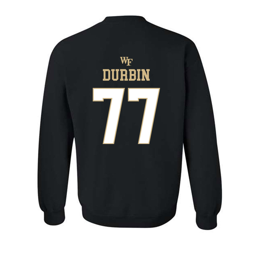 Wake Forest - NCAA Football : Dylan Durbin - Sports Shersey Crewneck Sweatshirt-1