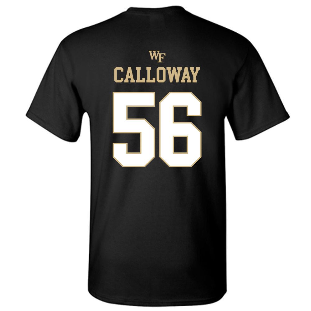 Wake Forest - NCAA Football : Ethan Calloway - Sports Shersey T-Shirt-1