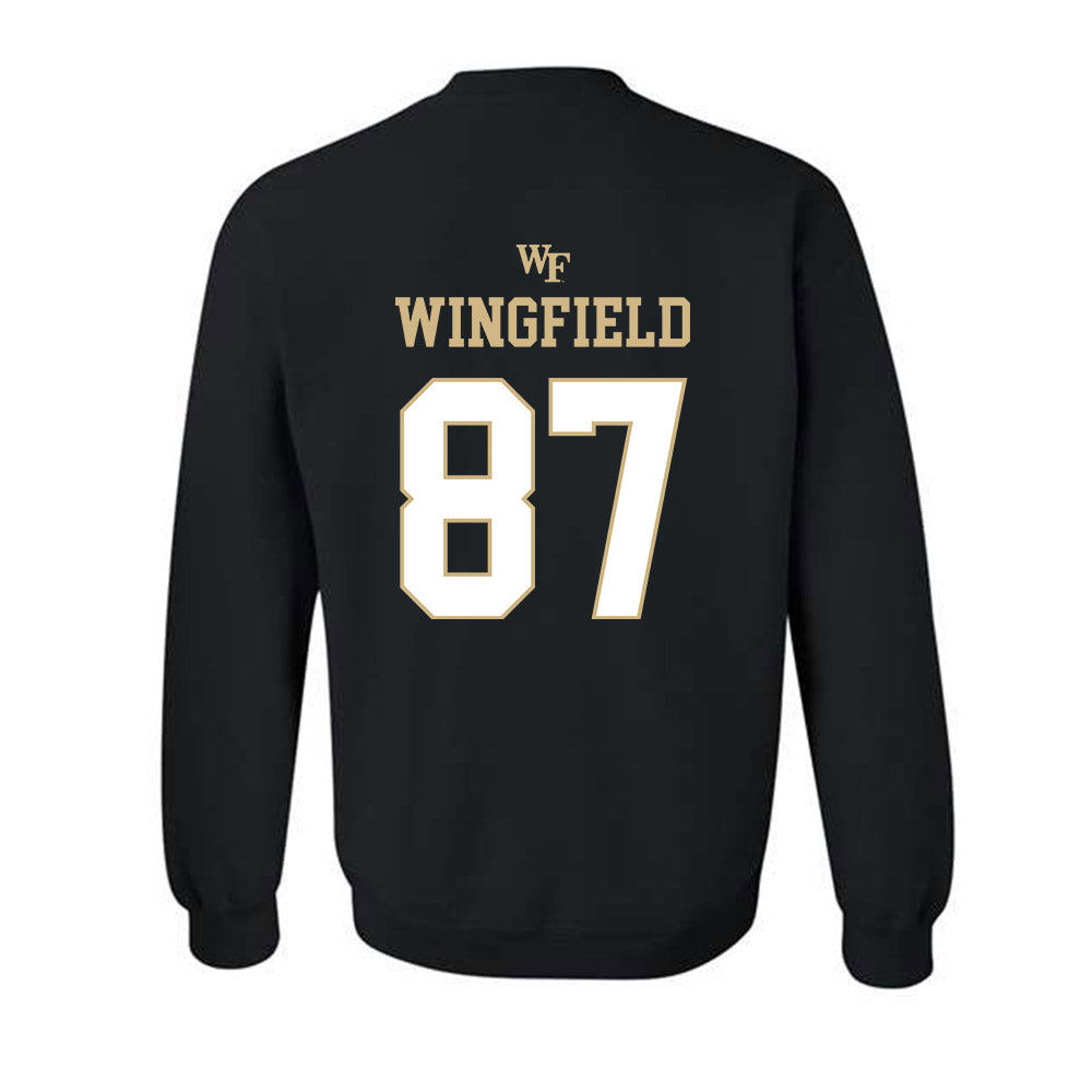 Wake Forest - NCAA Football : Charlie Wingfield - Sports Shersey Crewneck Sweatshirt-1