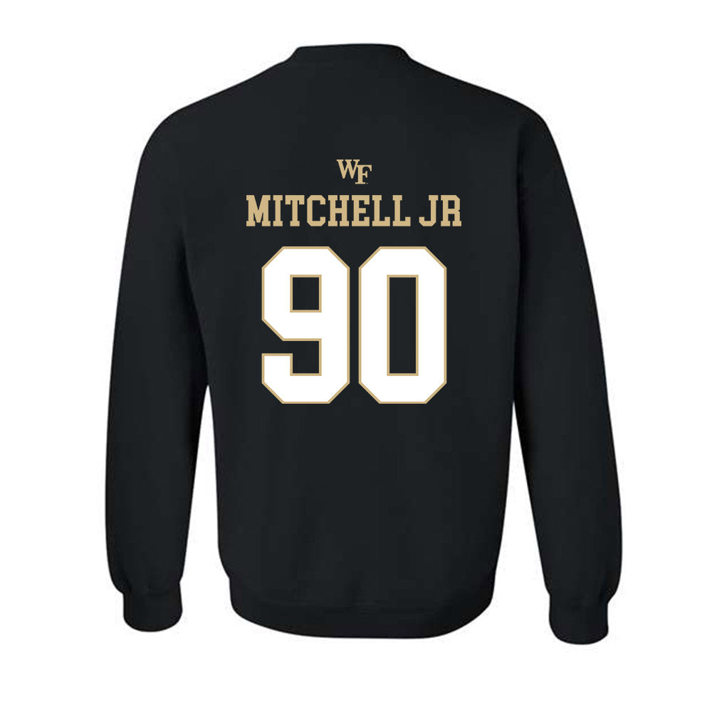 Wake Forest - NCAA Football : Sydir Mitchell jr - Sports Shersey Crewneck Sweatshirt-1