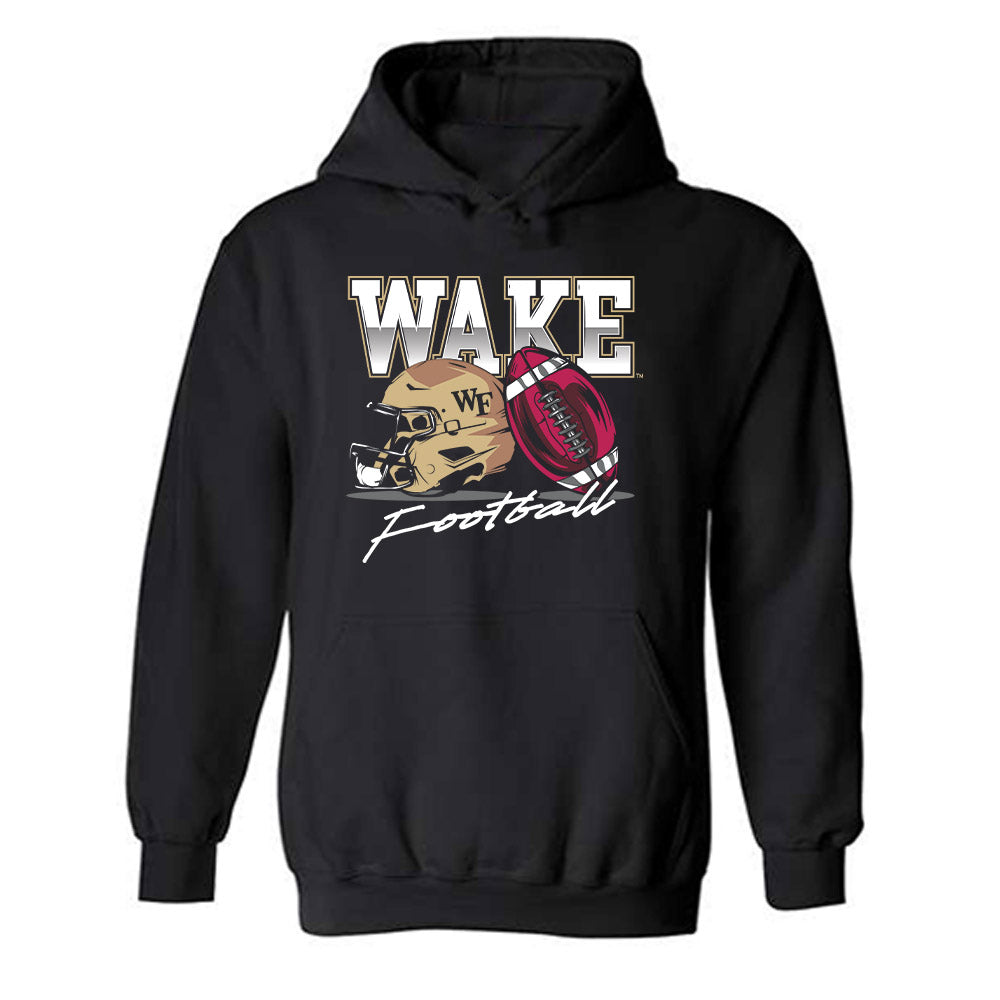Wake Forest - NCAA Football : Jack Ploszay - Sports Shersey Hooded Sweatshirt-0