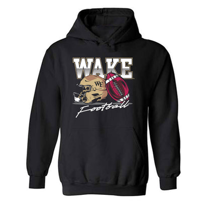 Wake Forest - NCAA Football : Jack Ploszay - Sports Shersey Hooded Sweatshirt-0