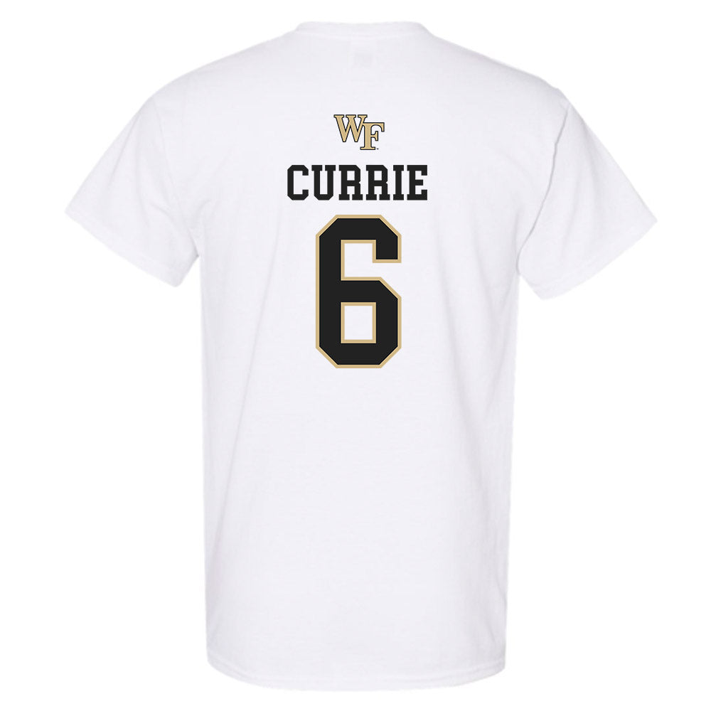 Wake Forest - NCAA Men's Soccer : Lorenze Currie - Generic Sports Shersey T-Shirt-1