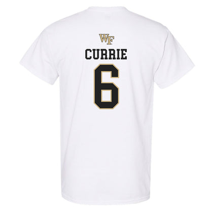 Wake Forest - NCAA Men's Soccer : Lorenze Currie - Generic Sports Shersey T-Shirt-1