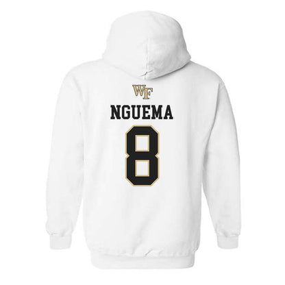Wake Forest - NCAA Men's Soccer : David Nguema - Generic Sports Shersey Hooded Sweatshirt-1