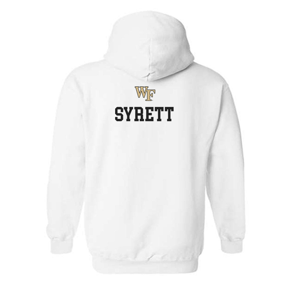 Wake Forest - NCAA Men's Soccer : Graham Syrett - Generic Sports Shersey Hooded Sweatshirt-1