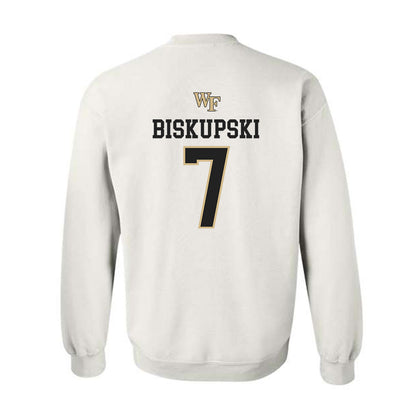 Wake Forest - NCAA Men's Soccer : Philip Biskupski - Generic Sports Shersey Crewneck Sweatshirt-1