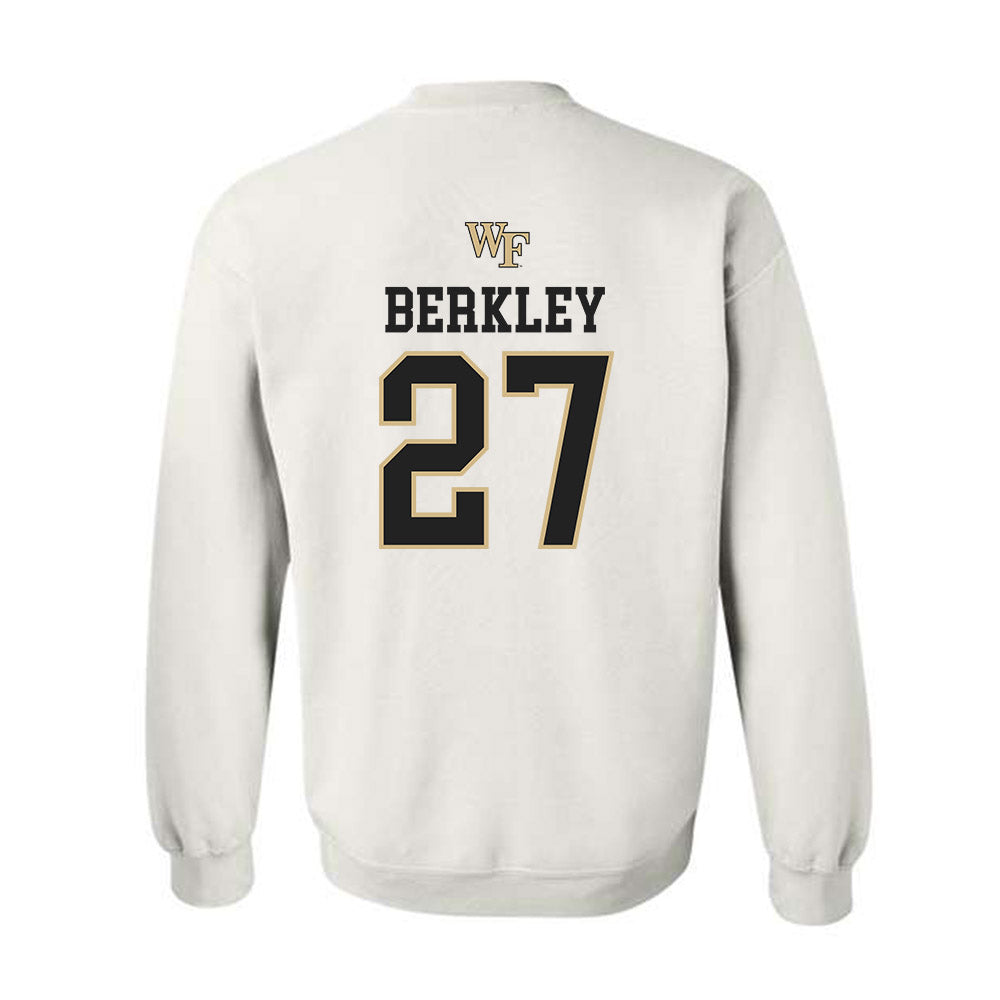 Wake Forest - NCAA Men's Soccer : Copeland Berkley - Generic Sports Shersey Crewneck Sweatshirt-1