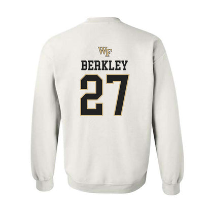 Wake Forest - NCAA Men's Soccer : Copeland Berkley - Generic Sports Shersey Crewneck Sweatshirt-1