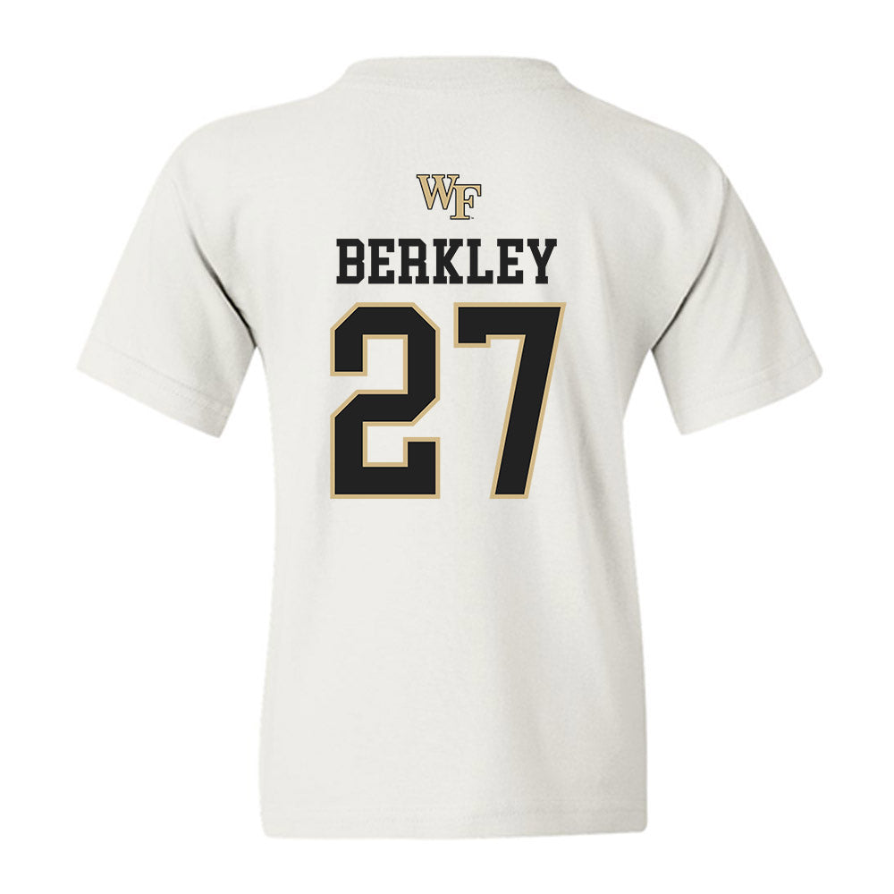 Wake Forest - NCAA Men's Soccer : Copeland Berkley - Generic Sports Shersey Youth T-Shirt-1