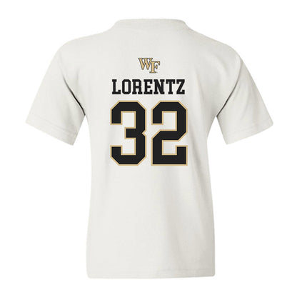Wake Forest - NCAA Men's Soccer : Tate Lorentz - Generic Sports Shersey Youth T-Shirt-1