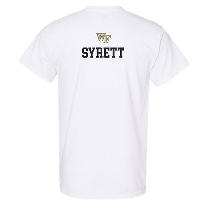 Wake Forest - NCAA Men's Soccer : Graham Syrett - Generic Sports Shersey T-Shirt-1