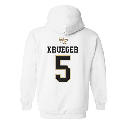 Wake Forest - NCAA Men's Soccer : Daniel Krueger - Generic Sports Shersey Hooded Sweatshirt-1