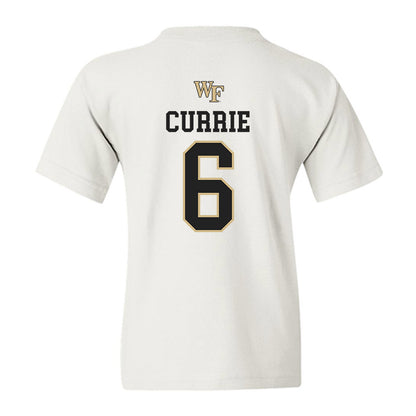Wake Forest - NCAA Men's Soccer : Lorenze Currie - Generic Sports Shersey Youth T-Shirt-1