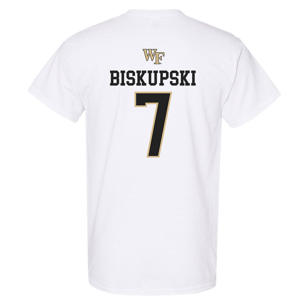 Wake Forest - NCAA Men's Soccer : Philip Biskupski - Generic Sports Shersey T-Shirt-1