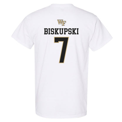 Wake Forest - NCAA Men's Soccer : Philip Biskupski - Generic Sports Shersey T-Shirt-1