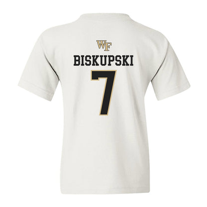 Wake Forest - NCAA Men's Soccer : Philip Biskupski - Generic Sports Shersey Youth T-Shirt-1
