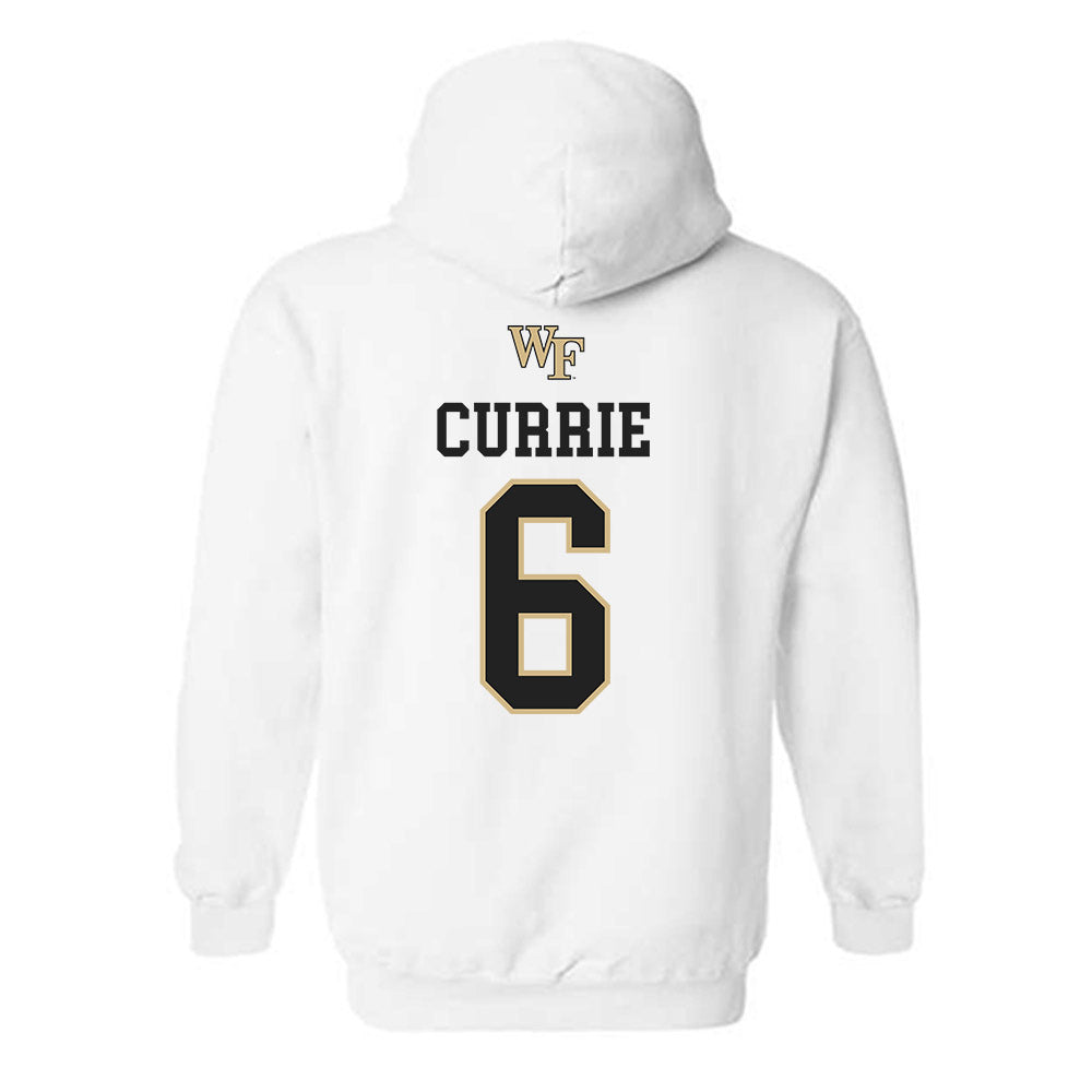 Wake Forest - NCAA Men's Soccer : Lorenze Currie - Generic Sports Shersey Hooded Sweatshirt-1