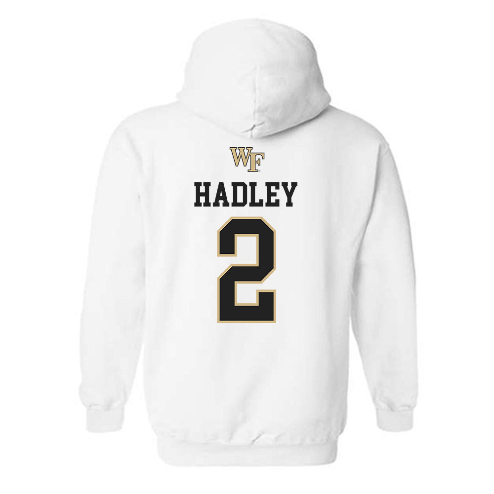 Wake Forest - NCAA Men's Soccer : Miles Hadley - Generic Sports Shersey Hooded Sweatshirt-1