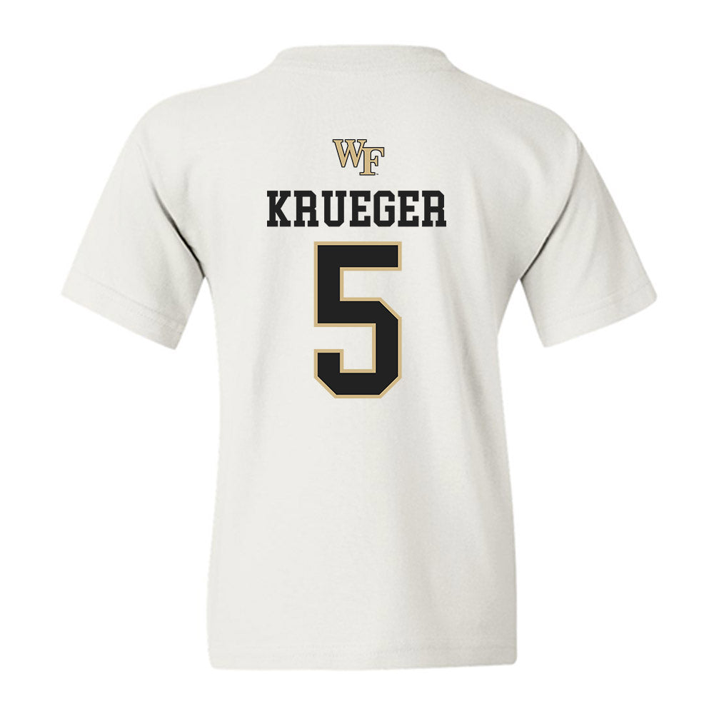 Wake Forest - NCAA Men's Soccer : Daniel Krueger - Generic Sports Shersey Youth T-Shirt-1