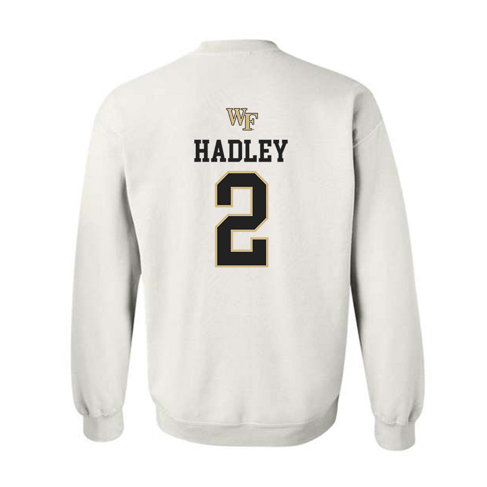 Wake Forest - NCAA Men's Soccer : Miles Hadley - Generic Sports Shersey Crewneck Sweatshirt-1