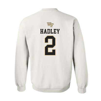 Wake Forest - NCAA Men's Soccer : Miles Hadley - Generic Sports Shersey Crewneck Sweatshirt-1