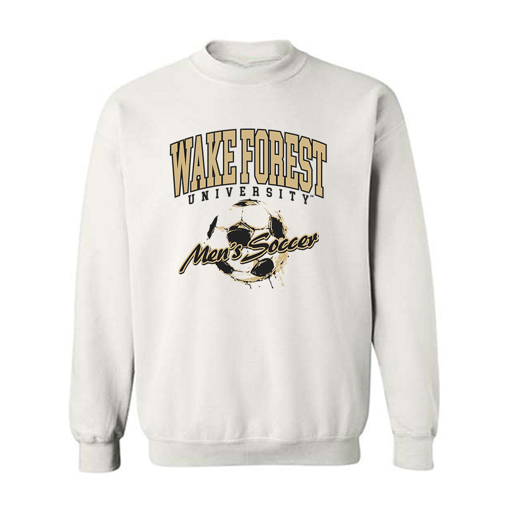 Wake Forest - NCAA Men's Soccer : Marcos Miranda Iniesta - Generic Sports Shersey Crewneck Sweatshirt-0