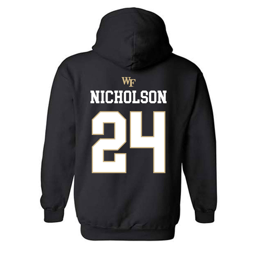 Wake Forest - NCAA Baseball : Grant Nicholson - Generic Sports Shersey Hooded Sweatshirt-1