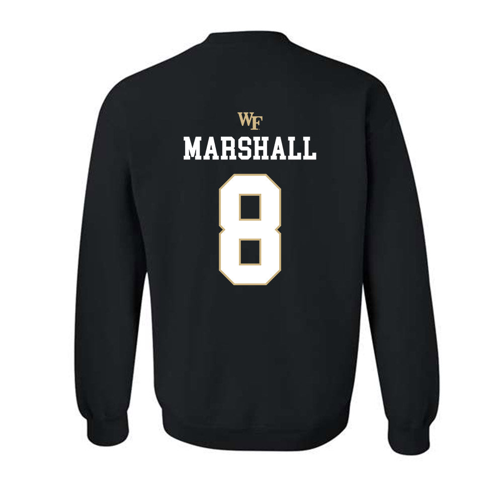 Wake Forest - NCAA Baseball : Brady Marshall - Generic Sports Shersey Crewneck Sweatshirt-1
