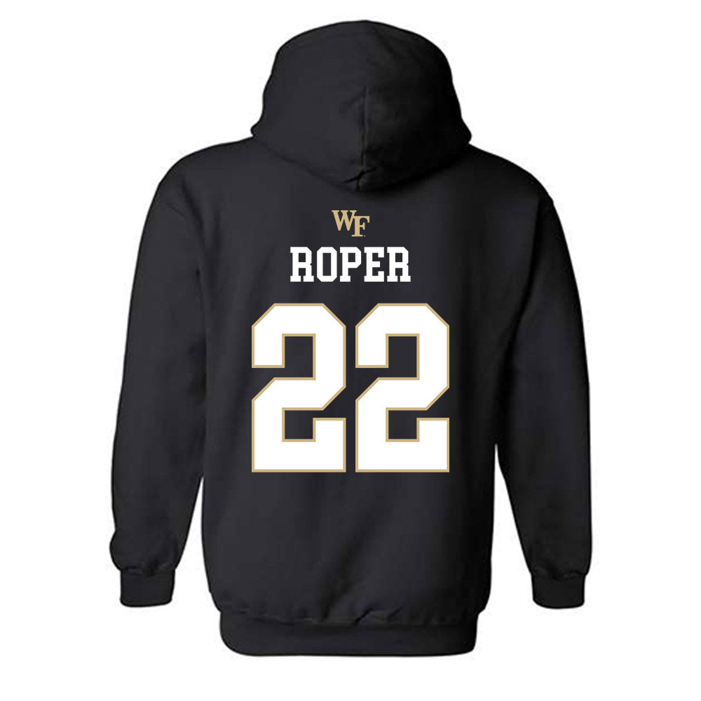 Wake Forest - NCAA Baseball : Jackson Roper - Generic Sports Shersey Hooded Sweatshirt-1